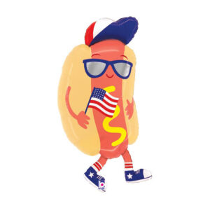 Balloon Foil Patriotic Hot Dog