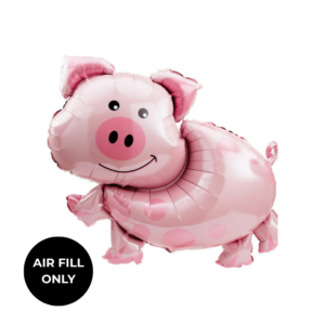 Non Helium Balloon: Barn Animal Pig