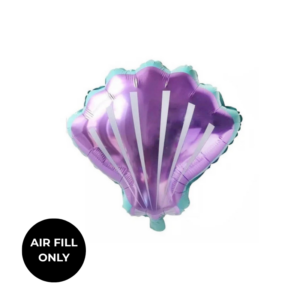 Non Helium Balloon: Mini Shell Purple
