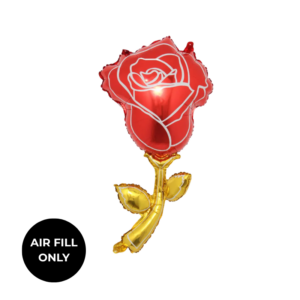 Non Helium Balloon: Mini Rose Gold Stem