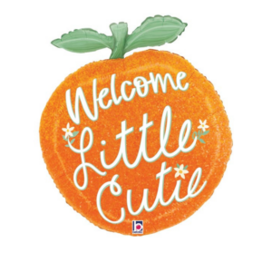 Balloon Foil Fruit Orange Little Cutie