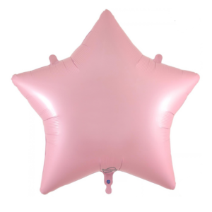 Balloon Foil Star Pastel Pink Jumbo