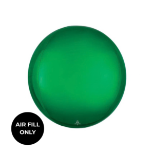 Non Helium Balloon: Orbz Green 10"