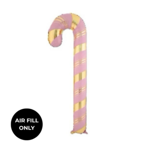 Non Helium Balloon: Candy Cane Pink