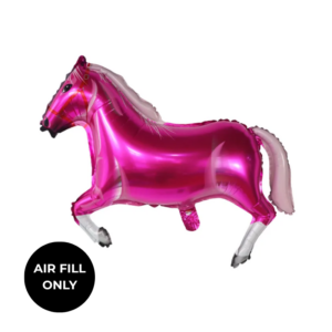 Non Helium Balloon: Horse Pink Pony