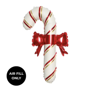 Non Helium Balloon: Candy Cane Vintage