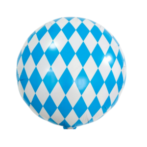 Balloon Foil Round Bavarian Oktoberfest
