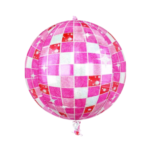 Balloon Foil Disco Ball Pink